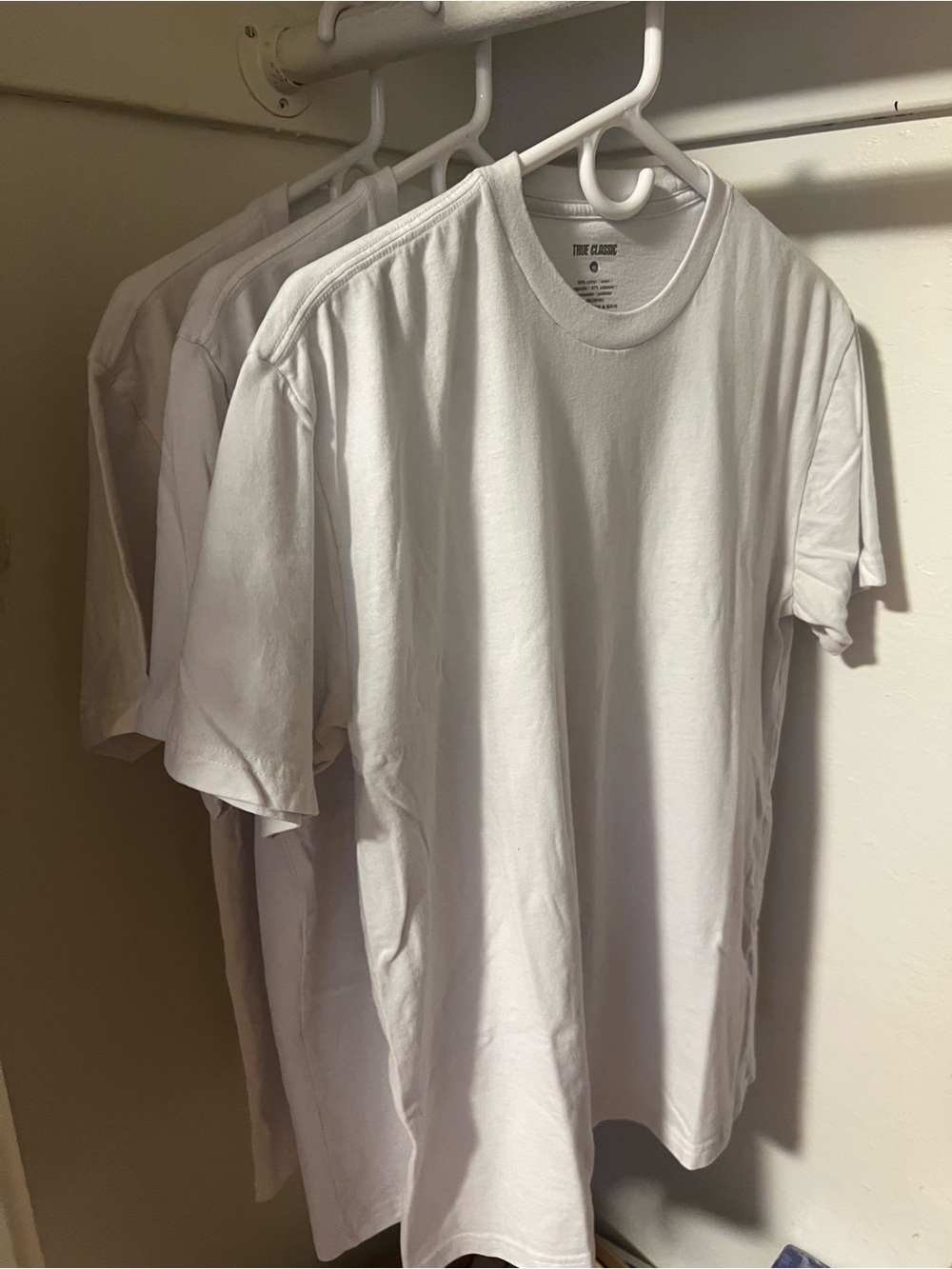 3- True Classic White Crewneck T-Shirt
Size Medium